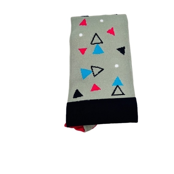 WOMENS Nurse Medical Grey Abstract Shape Compression Socks - Picture 3 of 5